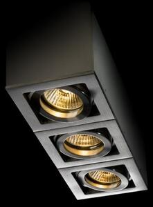 Stropní svítidlo BERIT III hliník 230V GU10 3x50W - RED - DESIGN RENDL