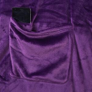 FLHF Deka Lazy tmavě fialová Rozměr: 170x200