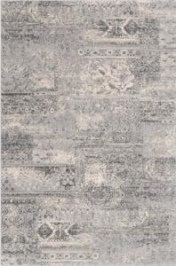 Agnella moderní vlněný koberec Isfahan Korist Světle šedý Rozměr: 133x180 cm