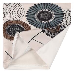 Hanah Home Povlak na polštář s květinami FLOW 43x43 cm béžový