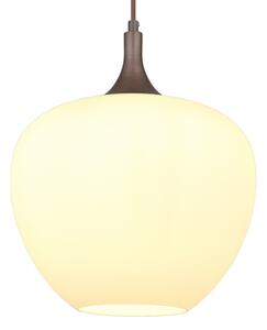 Globo 15548H1C - Lustr na lanku MAXY 1xE27/60W/230V bílá/hnědá
