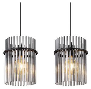 Globo 15698-3H - Lustr na lanku GORLEY 3xE27/60W/230V černá