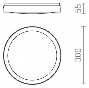 RED R14298 SONO 30 přisazená černá plast 230V LED 30W IP65 3000K 4000K 6000K - RED - DESIGN RENDL