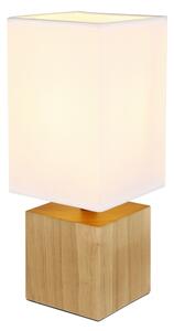 Globo 21628W - Stolní lampa VALENTINO 1xE27/7W/230V bílá/hnědá