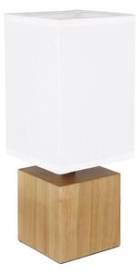 Globo 21628W - Stolní lampa VALENTINO 1xE27/7W/230V bílá/hnědá