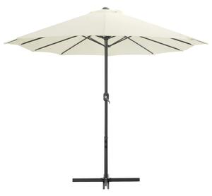 Zahradní slunečník s hliníkovou tyčí 460 x 270 cm pískový