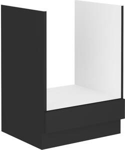 Sporáková skříňka SAJU - 60 cm, černá