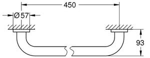 Grohe Essentials Vanové madlo 40793001
