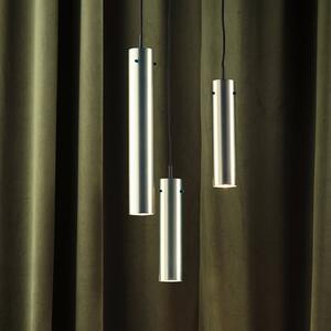 Závěsné svítidlo FRANDSEN FM2014, leštěná ocel, výška 24 cm