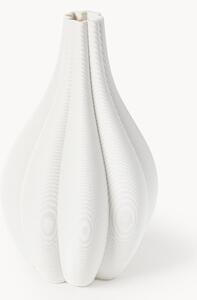 Velká 3D tištěná váza z porcelánu Melody, V 40 cm