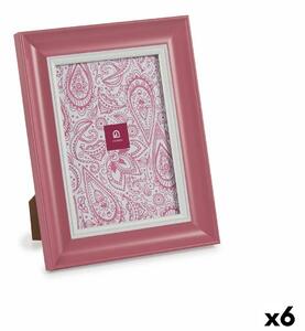 Gift Decor Rám na fotografie Sklo Růžový Plastické (6 kusů) (2 x 24 x 19 cm)