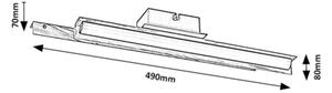 Rabalux 71045 - LED Nástěnné svítidlo REMIEL LED/12W/230V 3000K