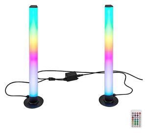 Rabalux 76014 - SADA 2x LED RGB Stmívatelná stolní lampa PACO LED/5W/5V