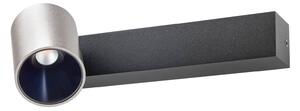 Redo Nástěnné/stropní LED svítidlo TAKTO 11,5W, š. 250 mm Barva: Nikl-černá, Teplota světla: 3000K