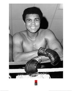 Umělecký tisk Muhammad Ali - Smile, (60 x 80 cm)