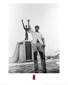 Umělecký tisk Muhammad Ali - Black Power Statue