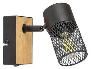 Rabalux 71151 - Nástěnné bodové svítidlo METTA 1xE14/40W/230V dub