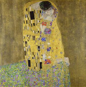 Obrazová reprodukce Polibek, Gustav Klimt