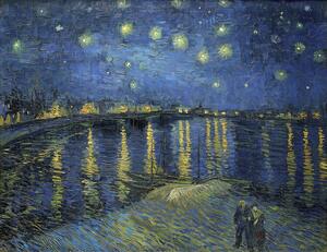 Obrazová reprodukce Hvězdná noc nad Rhônou, Vincent van Gogh
