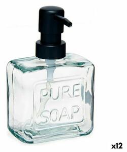 Berilo Dávkovač mýdla Pure Soap 250 ml Sklo Transparentní Plastické (12 kusů)