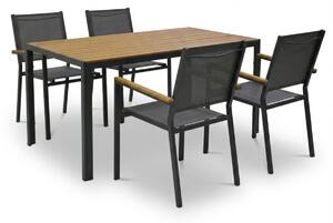Vikio Zahradní jídelní set 150x90 pro 4 osoby AZS155P-4 přírodní