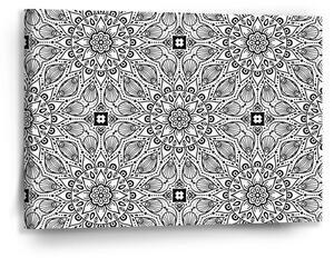 Sablio Obraz Bílé mehendi - 90x60 cm