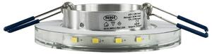 BERGE Podhledové bodové svítidlo BRG71023 nevýklopné - GU10 - kulaté + svítící LED pásek 3W neutrální bílá