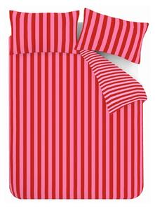 Červené/růžové povlečení na jednolůžko 135x200 cm Stripe Tease – Sassy B