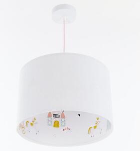 Dětský lustr na lanku SWEET DREAMS 1xE27/60W/230V pr. 30 cm