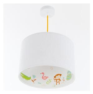 Dětský lustr na lanku SWEET DREAMS 1xE27/60W/230V pr. 30 cm