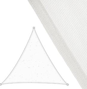 3198 Stínící plachty Markýza 3,5 x 3,5 m Bílý Polyetylen 350 x 350 x 0,5 cm