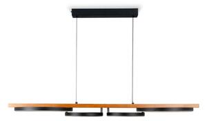 BRILAGI - LED Lustr na lanku PLANK LED/35W/230V 4000K 30x100 cm dřevo
