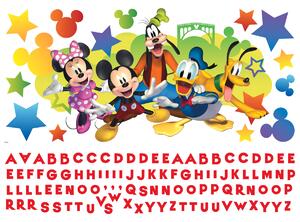 Nálepky na stěnu s Disney motivem MICKEY MOUSE se jménem vašeho dítěte