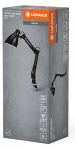Ledvance - Stolní lampa s uchycením OFFICE LINE 1xE27/11W/230V černá