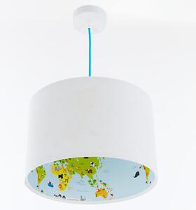 Dětský lustr na lanku SWEET DREAMS 1xE27/60W/230V pr. 30 cm