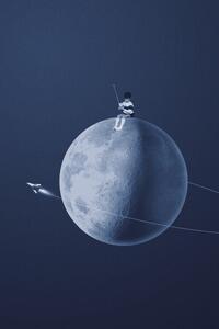 Ilustrace Moon boy, Maarten Léon