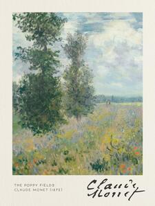 Obrazová reprodukce The Poppy Fields - Claude Monet