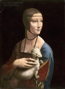 Obrazová reprodukce The Lady with the Ermine (Cecilia Gallerani), c.1490, Vinci, Leonardo da