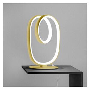 Gea Luce DIVA L ORO SPAZZOLATO-LED Stmívatelná stolní lampa DIVA 17W/230V zlatá