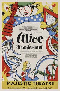 Obrazová reprodukce Alice in Wonderland, 1947 (Vintage Theatre Production)