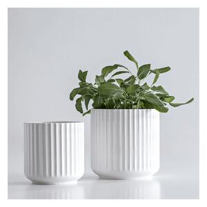 Porcelánový květináč Lyngby bílý - 18 cm Lyngby Porcelaen