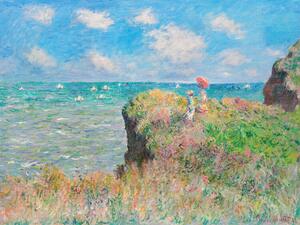 Obrazová reprodukce Cliff Walk at Pourville - Claude Monet