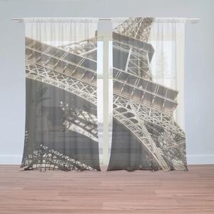 Sablio Záclony Eiffel Tower 6: 2ks 150x250cm