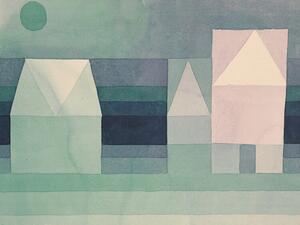 Obrazová reprodukce Three Houses - Paul Klee