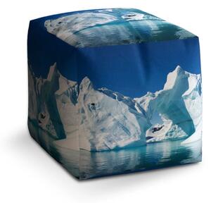 Sablio Taburet Cube Ledovce - 40x40x40 cm