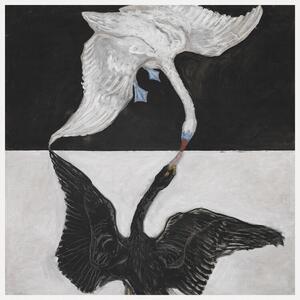 Obrazová reprodukce The Swan No.1 (Black & White) - Hilma af Klint