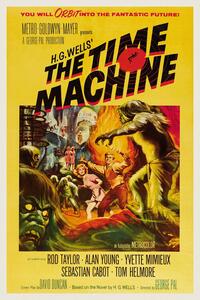 Obrazová reprodukce Time Machine, H.G. Wells (Vintage Cinema / Retro Movie Theatre Poster / Iconic Film Advert)