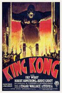 Obrazová reprodukce King Kong / Fay Wray (Retro Movie)