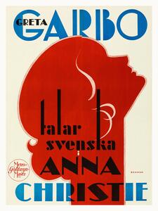 Obrazová reprodukce Anna Christie, Ft. Greta Garbo (Retro Movie Cinema)