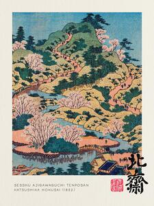 Obrazová reprodukce Sesshu Ajigawaguchi Tenposan - Katsushika Hokusai